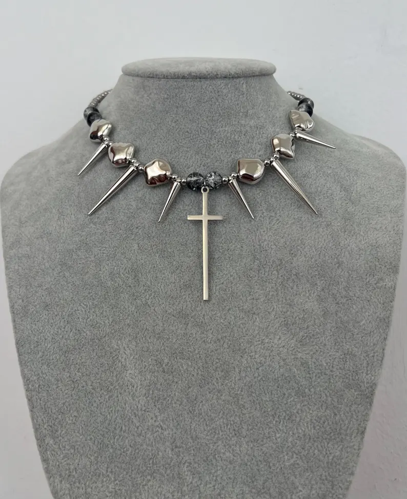 Silver Gothic Cross
